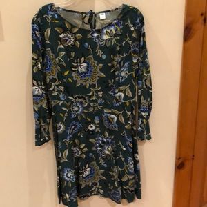 Blue/Green Floral Dress